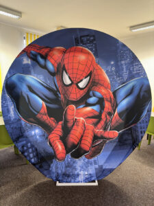 Pozadí pro oslavy Spiderman