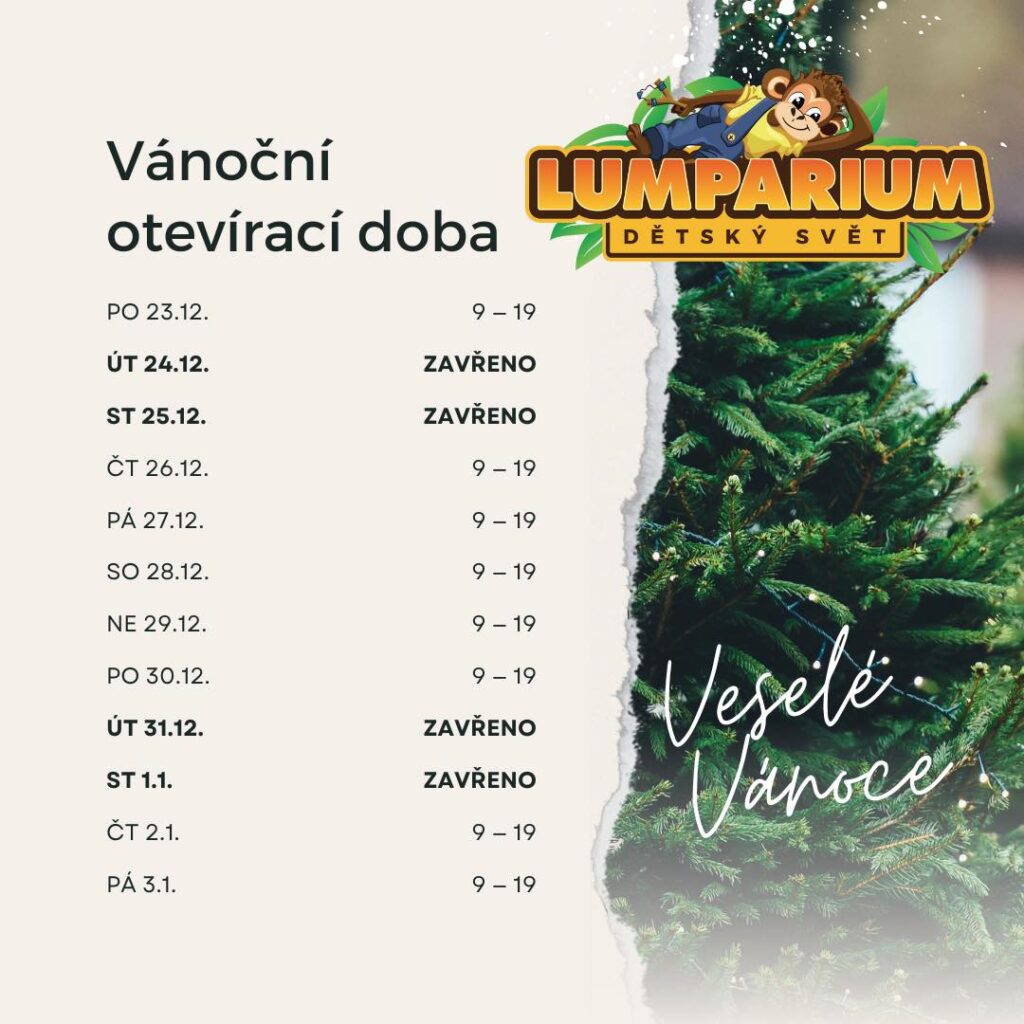 Vánoční otevírací doba 2024