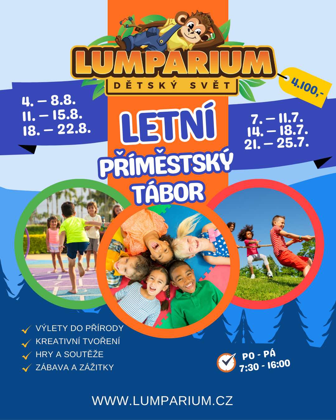 Příměstské tábory Lumpárium 2025